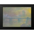 thumbnail image 2 of Monet, Claude 14x11 Black Modern Framed Museum Art Print Titled - Charing Cross Bridge, London, 2 of 5