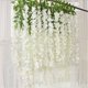 thumbnail image 3 of XmhyTop Flores colgantes de glicina verde, paquete de 12 enredaderas de flores, glicina falsa, flores de glicina artificiales de 3,61 pies,guirnalda de flores para decoración, 3 of 5