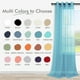 thumbnail image 2 of Cortinas KOUFALL, 132 x 160 cm, color verde azulado, 2 paneles con ojales transparentes, 2 of 8