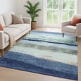 thumbnail image 6 of Addison Rugs Mayfield Premium Machine Washable Transitional Stripes Denim Rectangle Rug, 10' x 14', 6 of 6