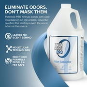 Zero Odor Commercial Odor Eliminator Spray Air & Surface Deodorizer Smell Remover Refill 128 oz
