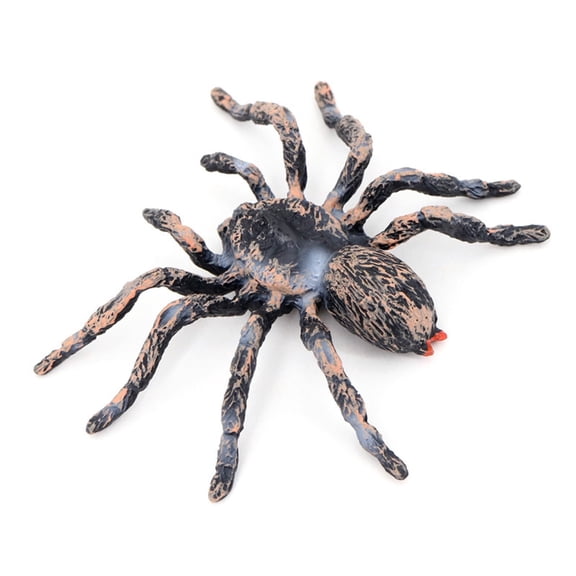 Lifelike Spider Figurine – Realistic Insect Model for Halloween Decor, Desk Display, or Prank Props Durable Plastic Adults