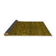 thumbnail image 2 of Ahgly Company Indoor Square Abstract Yellow Modern Area Rugs, 3' Square, 2 of 4