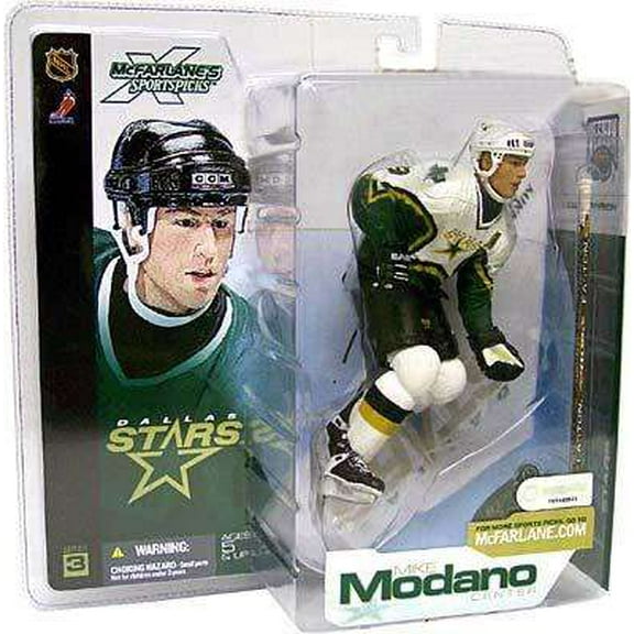 McFarlane NHL Sports Picks Series 3 Mike Modano Action Figure (White Jersey Variant)