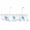 Blue, variant on Adjustable Stretchable AC Wind Deflector with 3 Rotating Fans, Anti Direct Blow Air Conditioner Vent Cover for Home Bedroom, Fits 20-40 Inch Wall-Mounted AC (Size/Colour as Pictured)