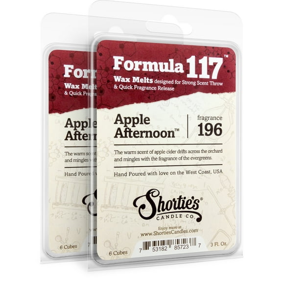 Apple Afternoon Wax Melts Multi Pack - Highly Scented   Natural Oils - Shortie's Candle Company