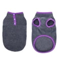 thumbnail image 7 of KMWGRE Cozy Solid Knit Pullover Sweater for Small Dogs Autumn Winter Soft Pet Apparel Grey XS, 7 of 7