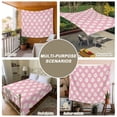 thumbnail image 6 of White Pink Daisy Large Tapestry for Bedroom Wall Hanging Tapestry, Spring Summer Floral Botanical Ceiling Backdrop Tapestries Poster Blanket Wall Decor for Teens Room Living Room Dorm 100" x 59", 6 of 8