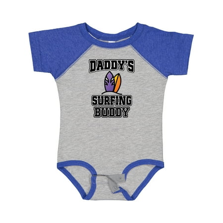 

Inktastic Daddy Surfing Buddy Kids Surfer Gift Baby Boy or Baby Girl Bodysuit