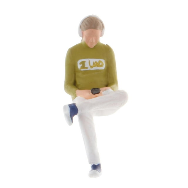 1/64 escalas personajes pintados a mano Mini posición de asiento pequeña gente Zulema Muñeca de personas en miniatura