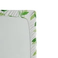 thumbnail image 2 of Ambesonne Leaf Fitted Sheet, Watercolor Swirls Branches, Queen Size, Green White, 2 of 2