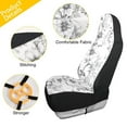 thumbnail image 3 of ALAZA Vintage Bloom Flower Car Seat Covers 2 PCs Universal Auto Front Seats Interior Protector, 3 of 7