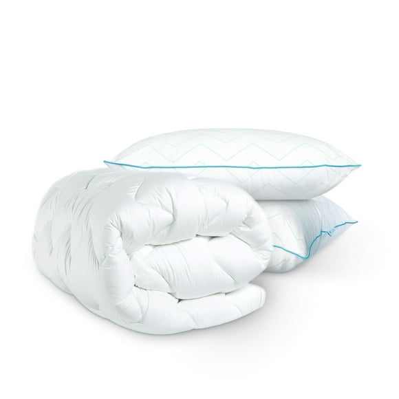 Cubre Colchon Sognare Extra Confort Individual + 2 Almohadas Estandar Suave