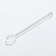 thumbnail image 3 of Cucharas de vidrio con mango largo, cuchara para remover resistente al calor con mango largo para Claro, 3 of 8