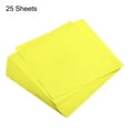 thumbnail image 3 of Unique Bargains 25 Sheets 8x8 Inch Origami Paper Double Sided Fluorescent Yellow Square Sheet for Art Craft Project, Beginners, 3 of 5