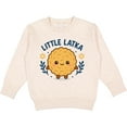 thumbnail image 2 of Inktastic Little Latka Cute Hanukkah Design Toddler Sweatshirt, 2 of 4