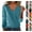 16# Blue, variant on Sweaters for Women Fall V Neck Long Sleeve Tops Dressy Casual Knit Wool Sweater Cozy Lightweight Pullover Dark Blue L