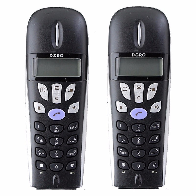 Doro 520+1 Digital Cordlesss European Home Telephone Handset Black