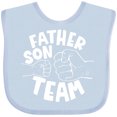 thumbnail image 3 of Inktastic Father's Day Father Son Team Parent Child Fist Bump Boys or Girls Baby Bib, 3 of 4