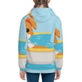 thumbnail image 6 of Pofeuu Cute Dog In Bath Print Teenage Zipper Hoodie Sweatshirts Hooded Casual Jackets With Pocket For Boys Girls-Medium, 6 of 6