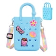 thumbnail image 1 of Bolsa Tote de Goma Oudizz Mini EVA Impermeable para Niñas y Mujeres, 1 of 7