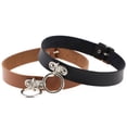 thumbnail image 6 of Worallymy Women Girls Gothic O-Ring Collar Punk PU Leather Choker Necklace Short Necklace Jewelry Neck Harness, 6 of 10