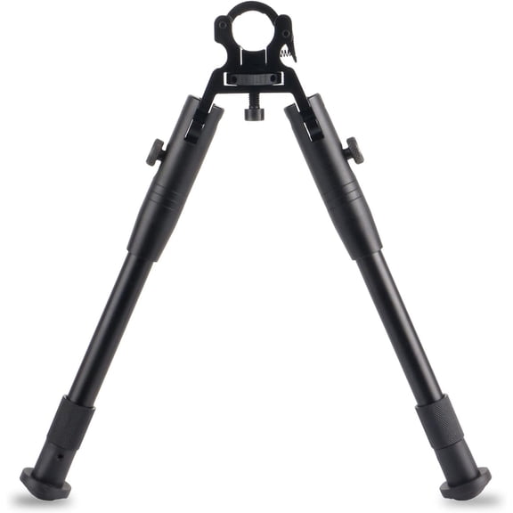 Adjustable 8'' To 10'' Retractable Height Aluminum Bipod Mount