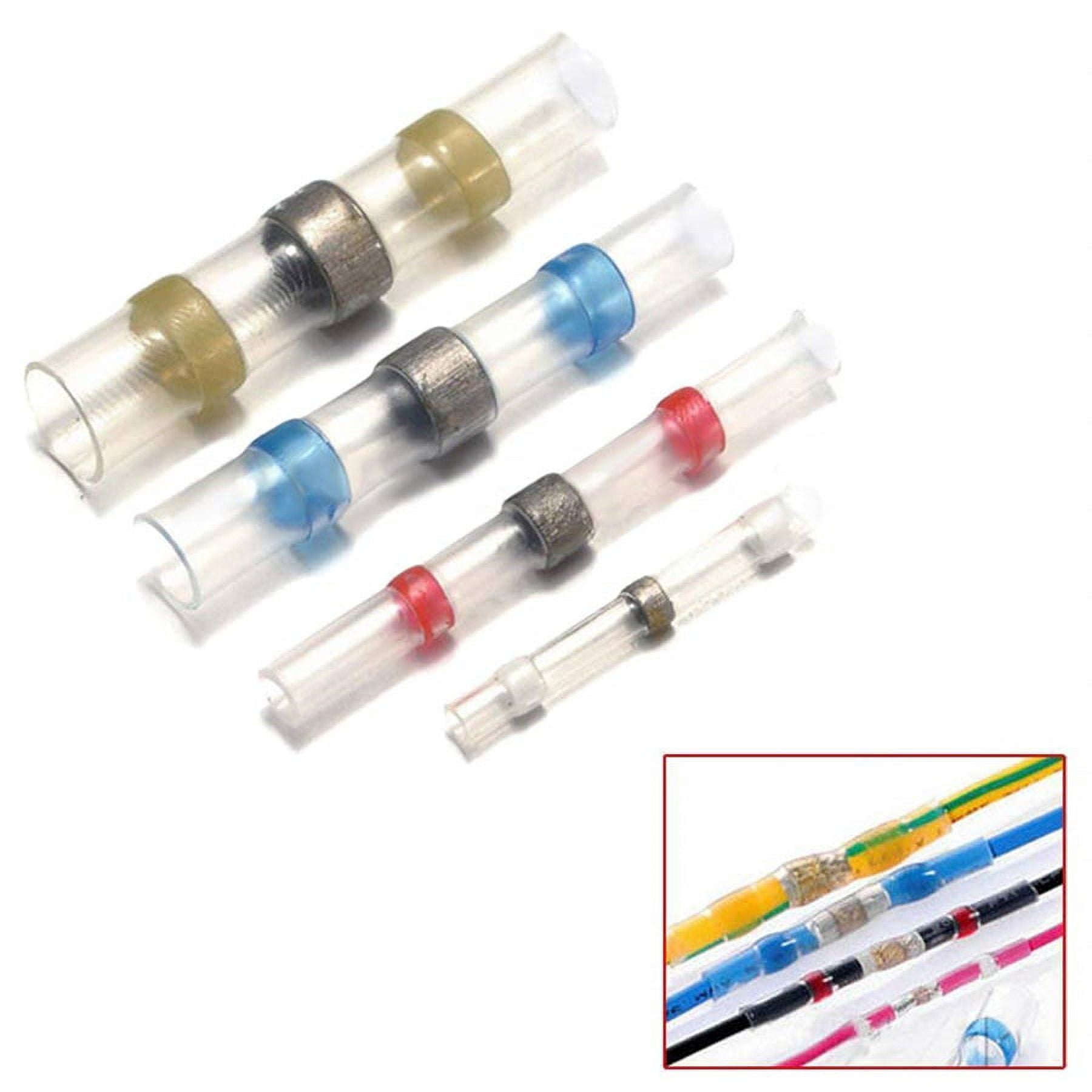 300 Pcs Boxed Car Solder Seal Heat Shrink Wire Butt Terminal Connector