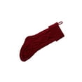 thumbnail image 4 of ZAXARRA Bas de Noël Classiques en Tricot Torsadé pour Foyer, Bas Suspendus, 4 of 8