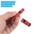 thumbnail image 4 of Uxcell Survival Whistle, 5 Pack Loud Sound Safety Whistle for Camping Hiking, Red, 4 of 5