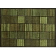 thumbnail image 1 of Ahgly Company Indoor Rectangle Checkered Turquoise Blue Modern Area Rugs, 2' x 3', 1 of 4