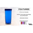 thumbnail image 2 of 21 oz. Tundra Translucent Plastic Tumblers (Blank - Blue, • 10 tumblers), 2 of 5