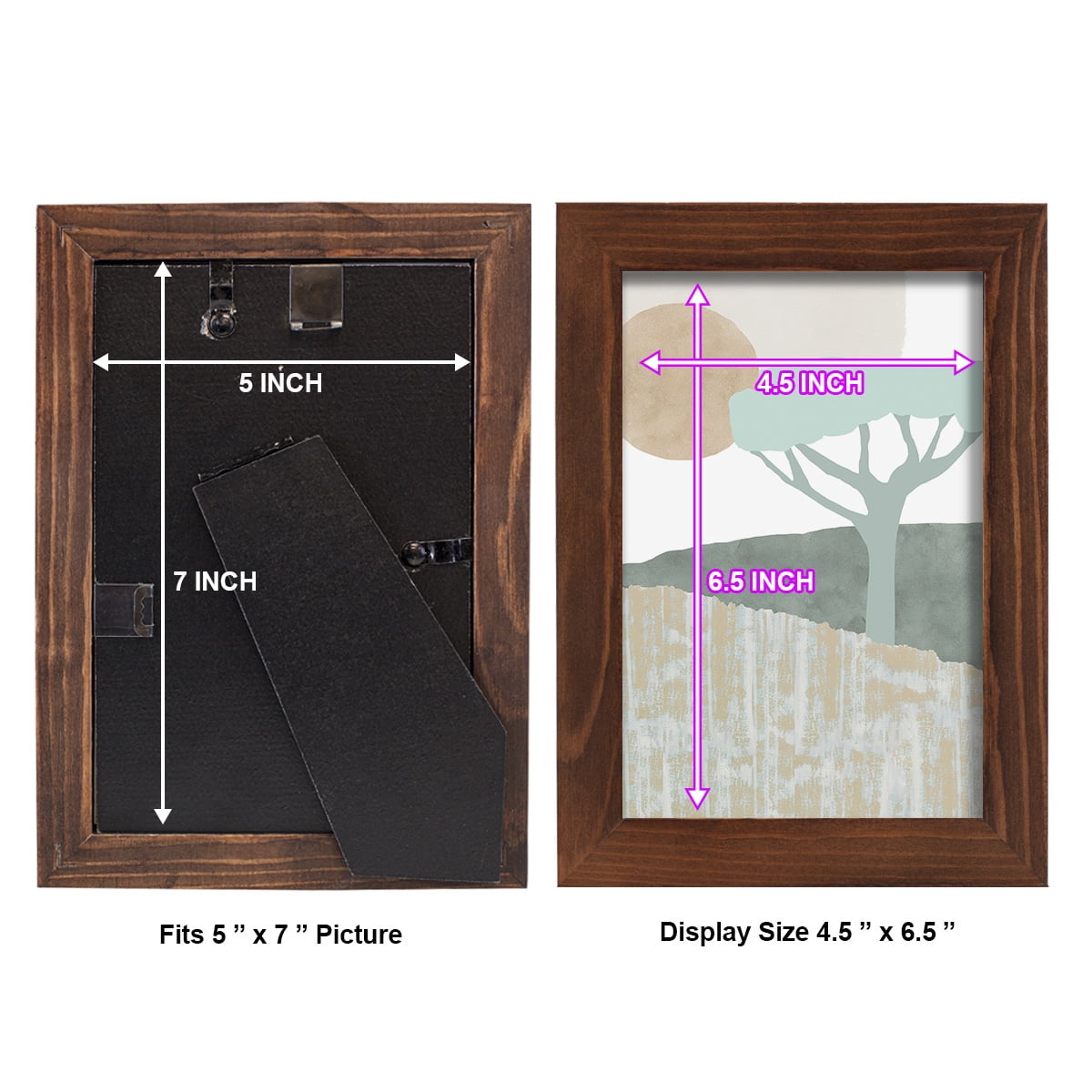 Ennerdale I - Framed Print w/glass - Chestnut