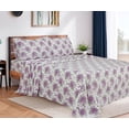 thumbnail image 2 of Juego de sábanas Bliss Casa, 100% franela de algodón, cama queen size, 2 of 9