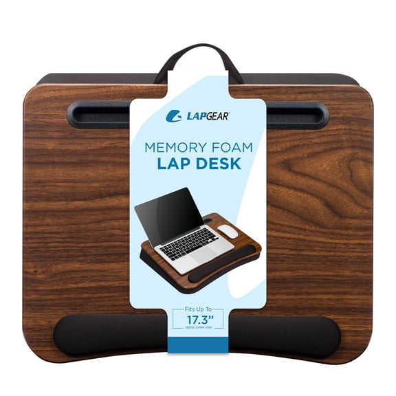 LapGear Memory Foam Lap Desk, Fits up to 17.3-in Laptop