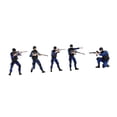 thumbnail image 2 of Xuanheng 5Pcs 1:64 Scale Men Figure Ornament Tiny People Model DIY Projects Accessory, 2 of 8