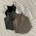 thumbnail image 4 of Camisola de una pieza sin mangas con copa de belleza en la espalda para mujer, sexy, con pecho envuelto, ropa interior y exterior, top de tubo ajustado, camisa de fondo, 4 of 6