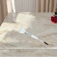 thumbnail image 4 of Unique Bargains 1 Pc Two-in-one Dual Head Makeup Brush for Bathroom White Blue Plastic Handle Nylon Hair, 4 of 5