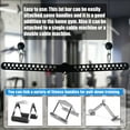 thumbnail image 3 of KORIKAHM Multi-Grip 77cm LAT Pull Down Bar for Home Gym Fitness, Spreader Plate LAT Pulldown Attachments for Pulley System Cable Machine, Double to Single Cable Attachment Exercise Handle, 3 of 6