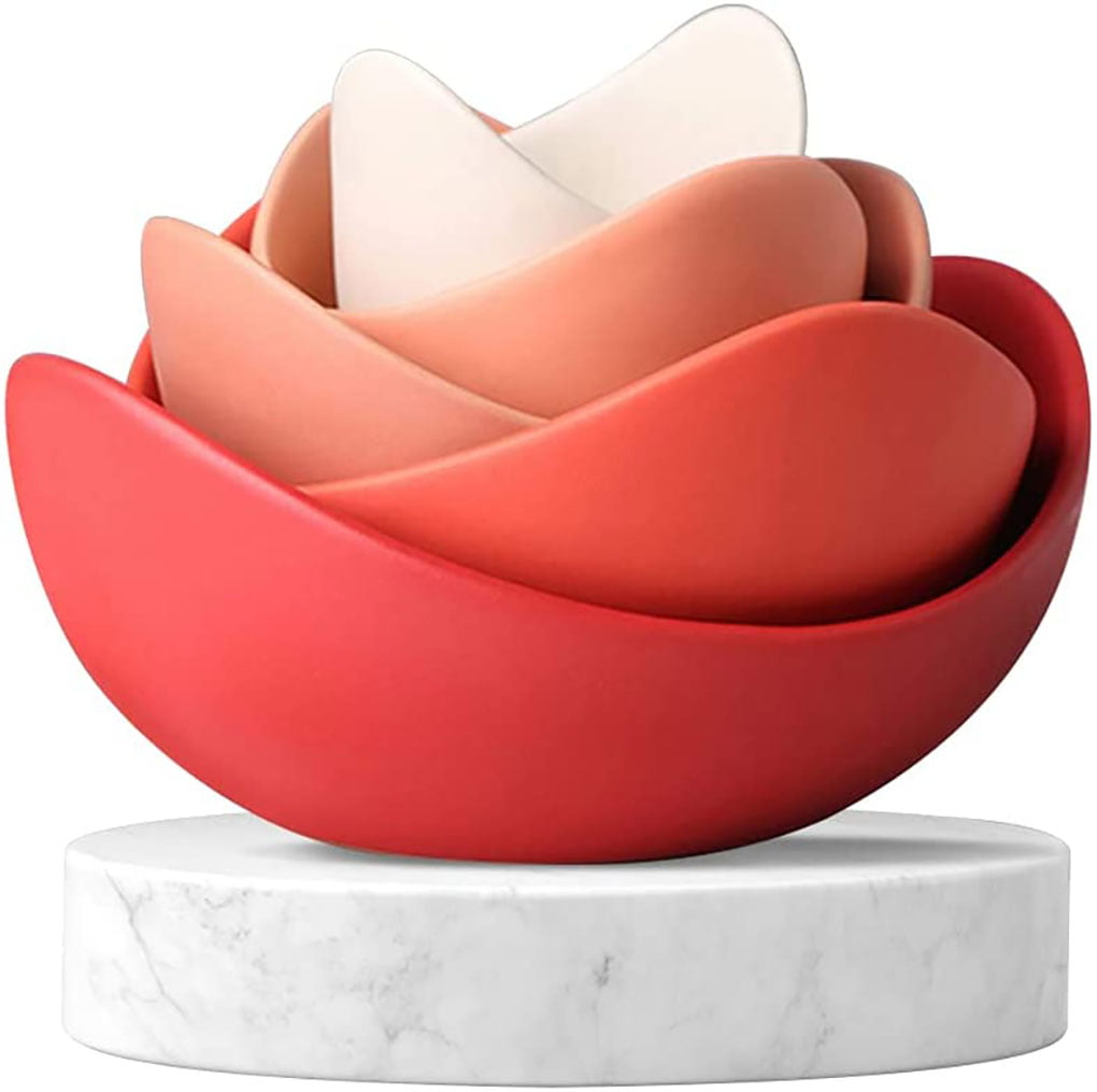 Lotus Ceramic Bowl Set Decorative Bowls For Home Decor Salad Bowls 