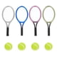 thumbnail image 1 of 1 juego de adornos de raquetas de tenis en miniatura, accesorios de fotografía, adornos de mini raquetas de tenis con mini pelotas, 1 of 8