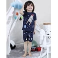 thumbnail image 2 of Conjunto de pijamas para niños, 2 piezas, manga corta, ropa de dormir59-Blue3T esquí esquí Gafas de esquí, 2 of 5