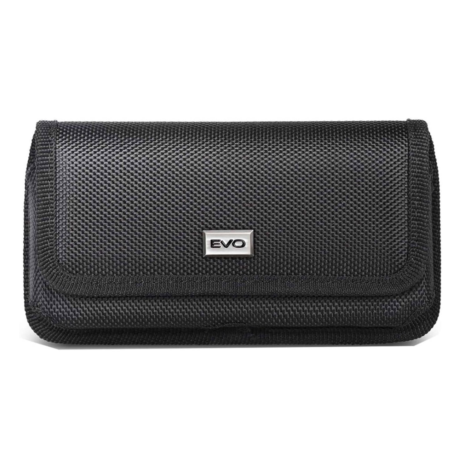 EVO 7.2" Horizontal Magnetic Nylon Cell Phone Belt Clip Pouch