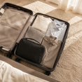 thumbnail image 4 of Toiletry Bag, Black Hanging Foldable, 1 Pack Travel Carry On Organizer, For Vacation Business Trip Bathroom Storage of Shampoos Cosmetics Skin Care Products Personal Hygiene Accessories, 4 of 5