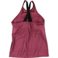 thumbnail image 2 of Reebok Womens Fitted Racerback Tank Top pink XS, 2 of 2