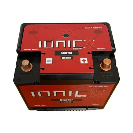 Ionic Lithium 12V S9 | 1400 CA | LiFePO4 Marine Starter Battery   Bluetooth