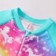 thumbnail image 3 of Traje de baño para niños europeos y americanos, traje de baño de una pieza de manga larga para niñas, traje de baño de protección solar para niñas con unicornio, 3 of 6
