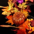 thumbnail image 4 of Bearachild Simulación de hoja de arce, de Halloween, bayas decorativas, decoración colgante, guirnaldas de calabaza con purpurina de bienvenida, Kits de decoración para fiestas Bearachild HA068719-00, 4 of 6