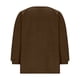 thumbnail image 5 of TaTaai Women's crew neck 3/4 sleeve top, solid color, linen cotton fabric, lantern sleeve, button detail, casual stylish, breathable comfortable, ideal for daily outings & brunch dates Gift, 5 of 7