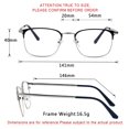 thumbnail image 4 of LifeArt Blue Light Blocking Computer Reading Glasses with Transparent Lens for Women/Men, 4 of 7